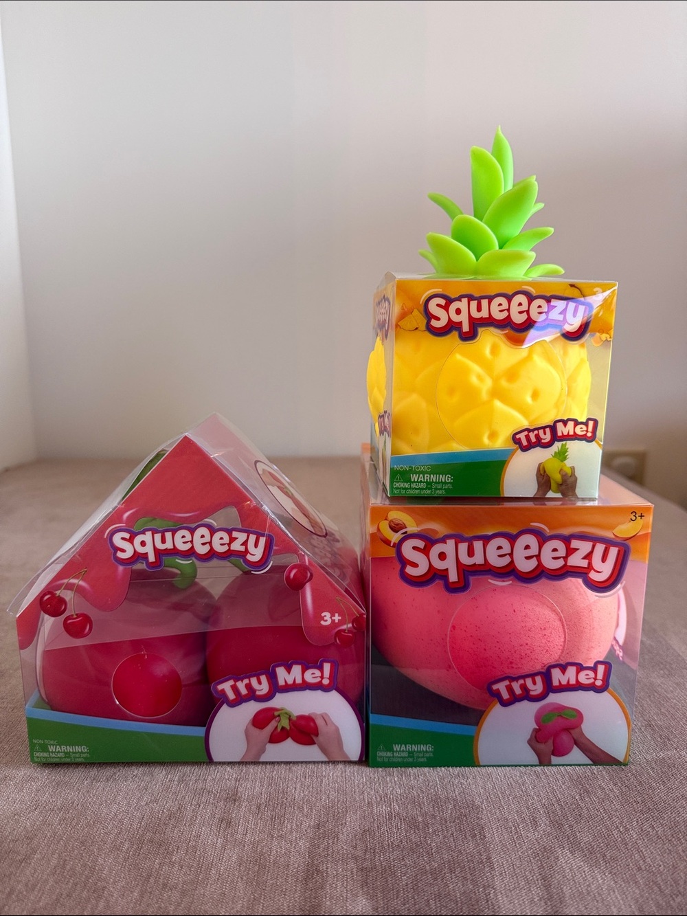 Sunny Days Squeezy Pineapple, Peach & Cherries | New